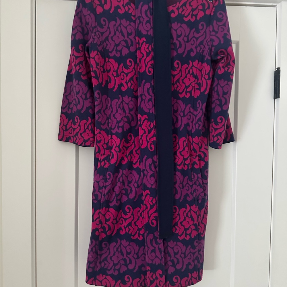 Lily Pulitzer Pink and Purple Patterned Dress